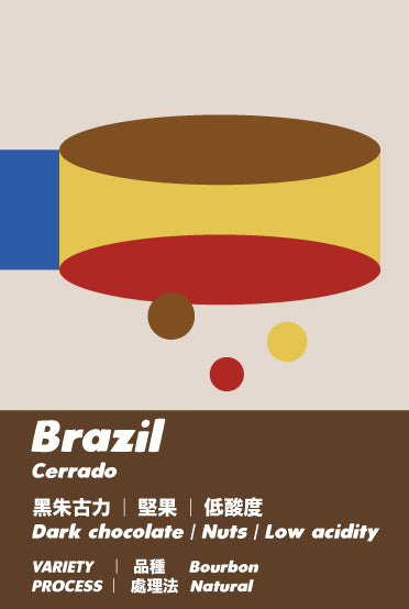 【商用咖啡豆】｜精品級巴西 BRAZIL CERRADO SC17/18 ｜供應1kg-10kg